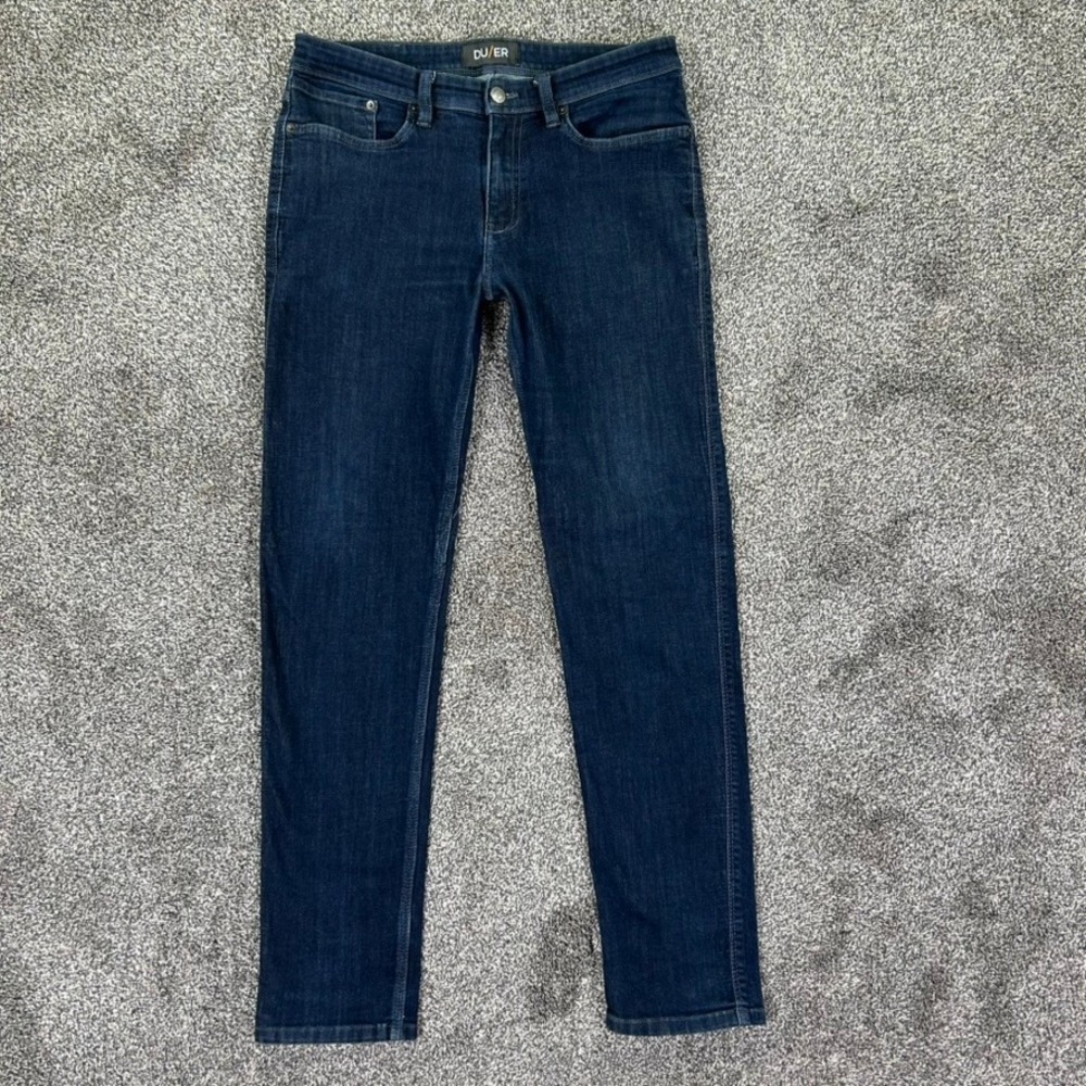 DU/ER Performance Denim Slim Fit Jeans Dark Wash Mens 33x32‎ MFLS3001